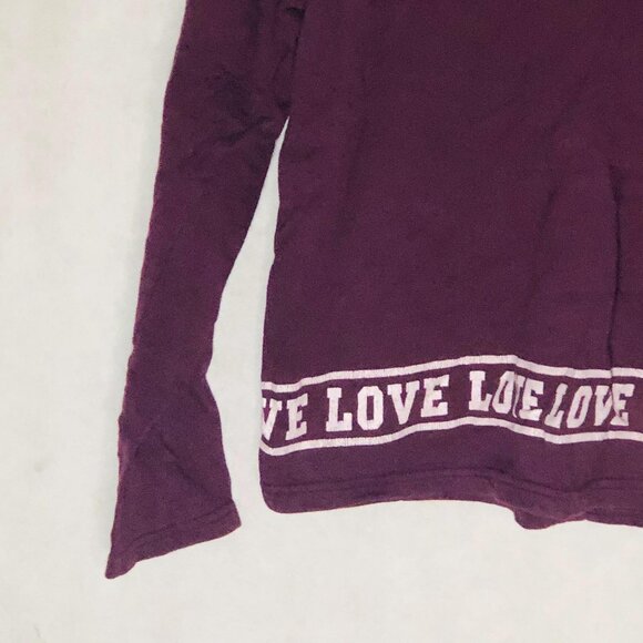 On Fire hooded sweater with drawstrings maroon 100% cotton size medium READ - Picture 4 of 7